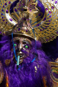 A Moreno Dancer in Oruro Carnival, Bolivia, declared UNESCO Cultural World Heritage.